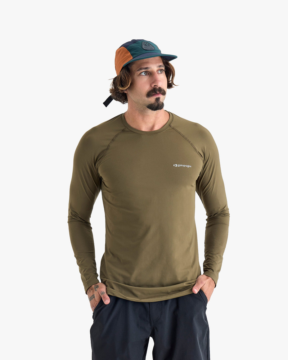 Galapagos Blusa Segunda Pele Uv Vella Masc. — Verde - 194