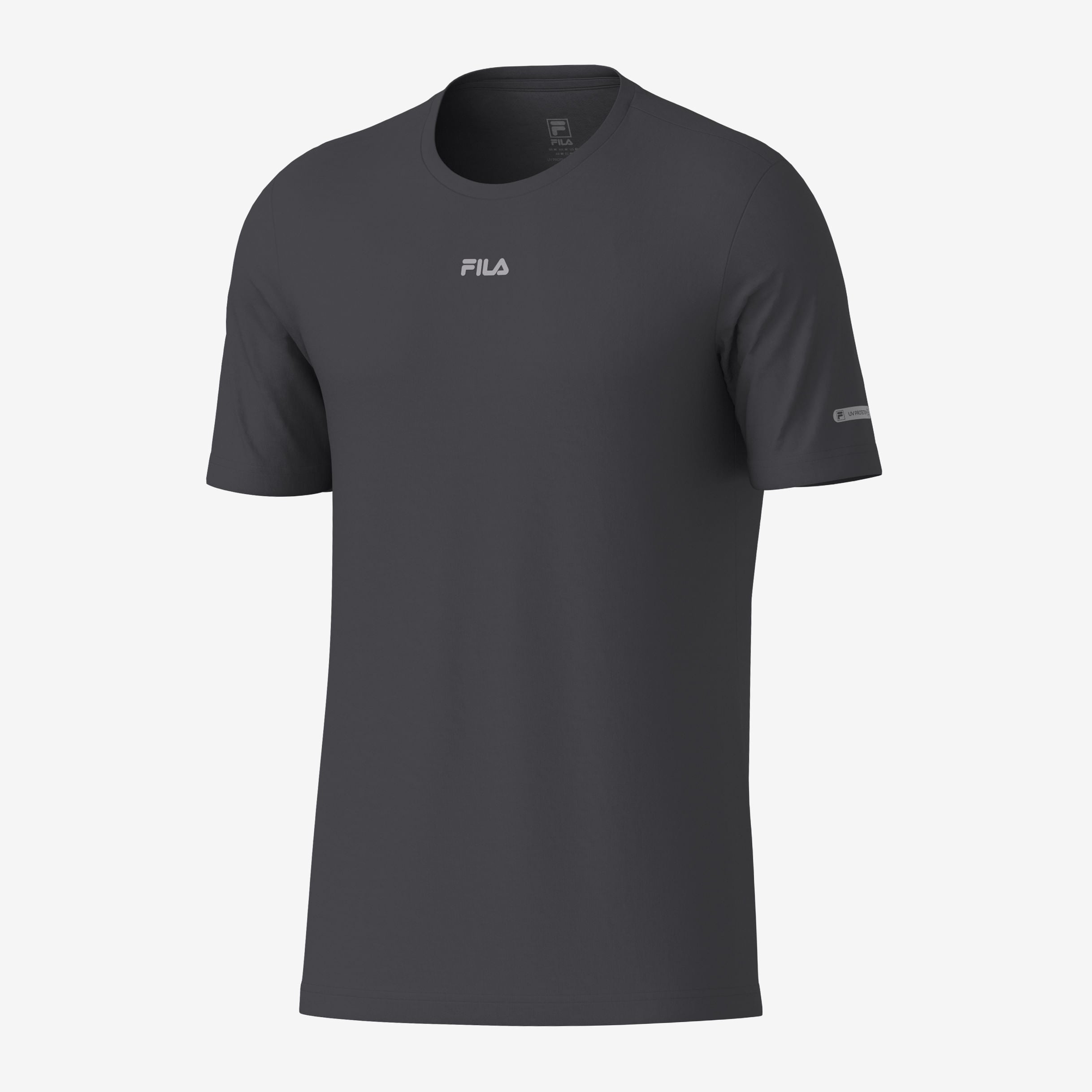 Fila Camiseta Sun Protect Breezy — Preto/Preto/Prata - 3821i