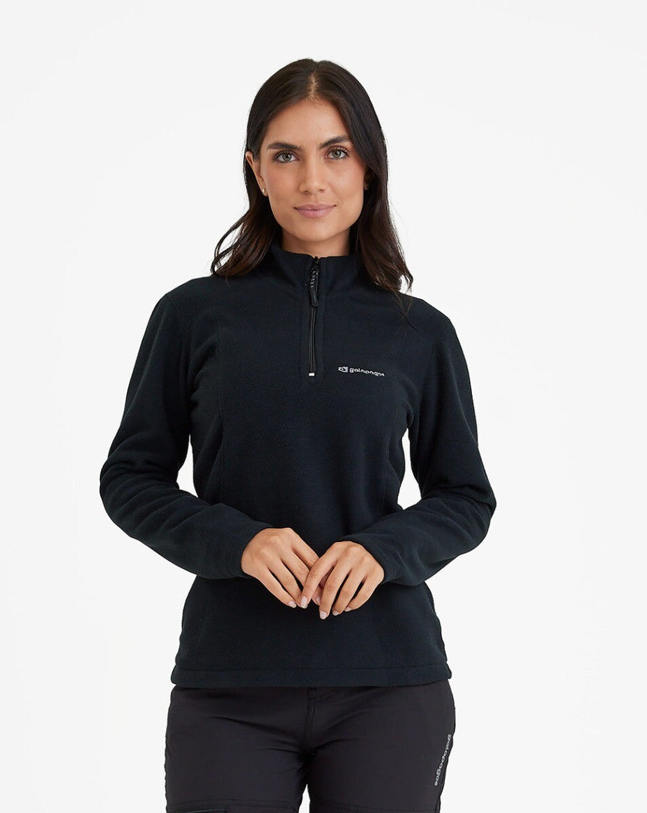 Galapagos Blusão Fleece Makalu Fem. — Preto - 173