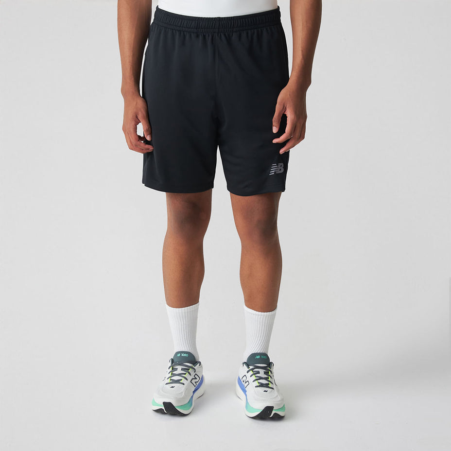 New Balance Bermuda Sport Unlined — Preto Cinza - GRAPHIC