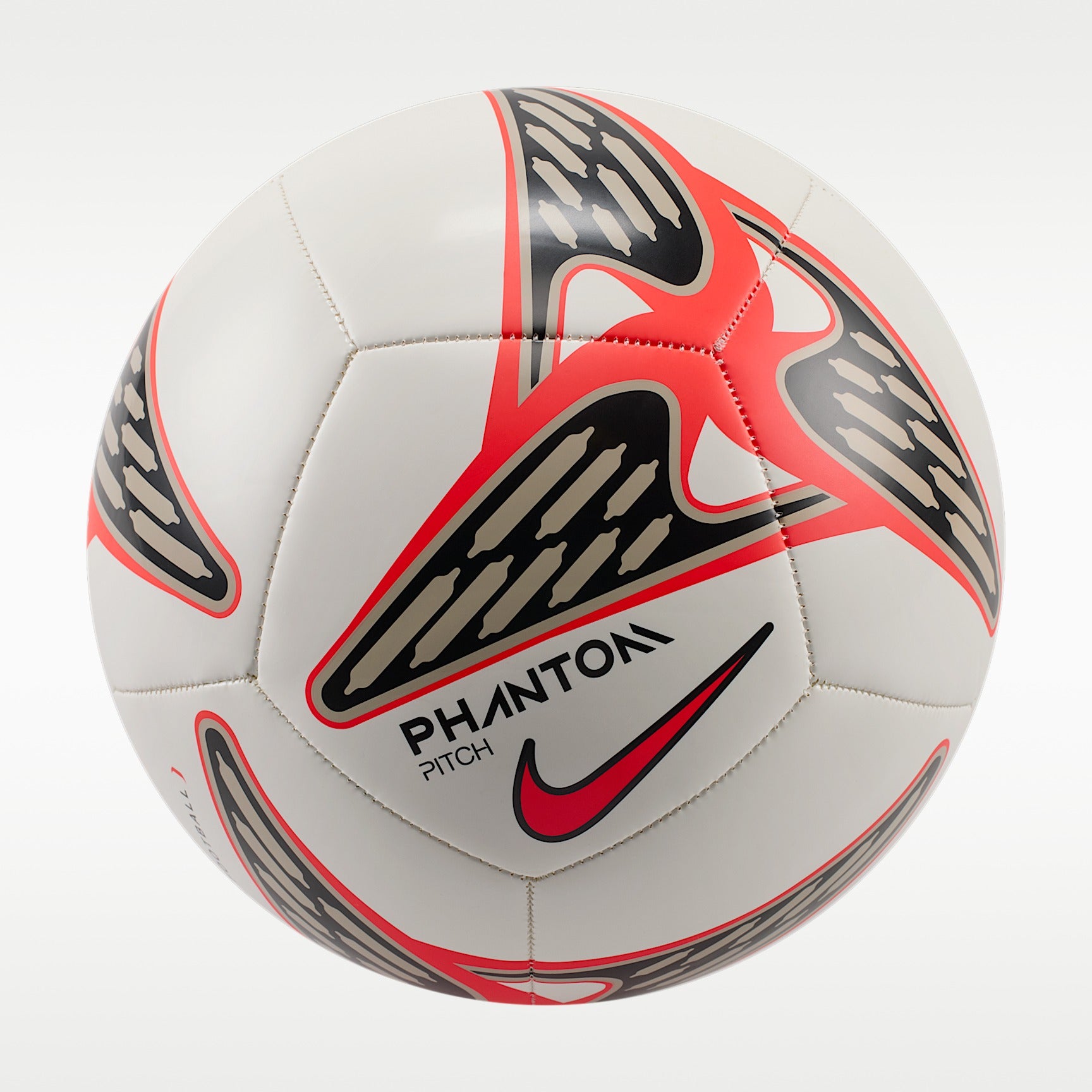 Nike Bola Phantom Fa25 Tam 5 — Branco Vermelho Dourado - 104