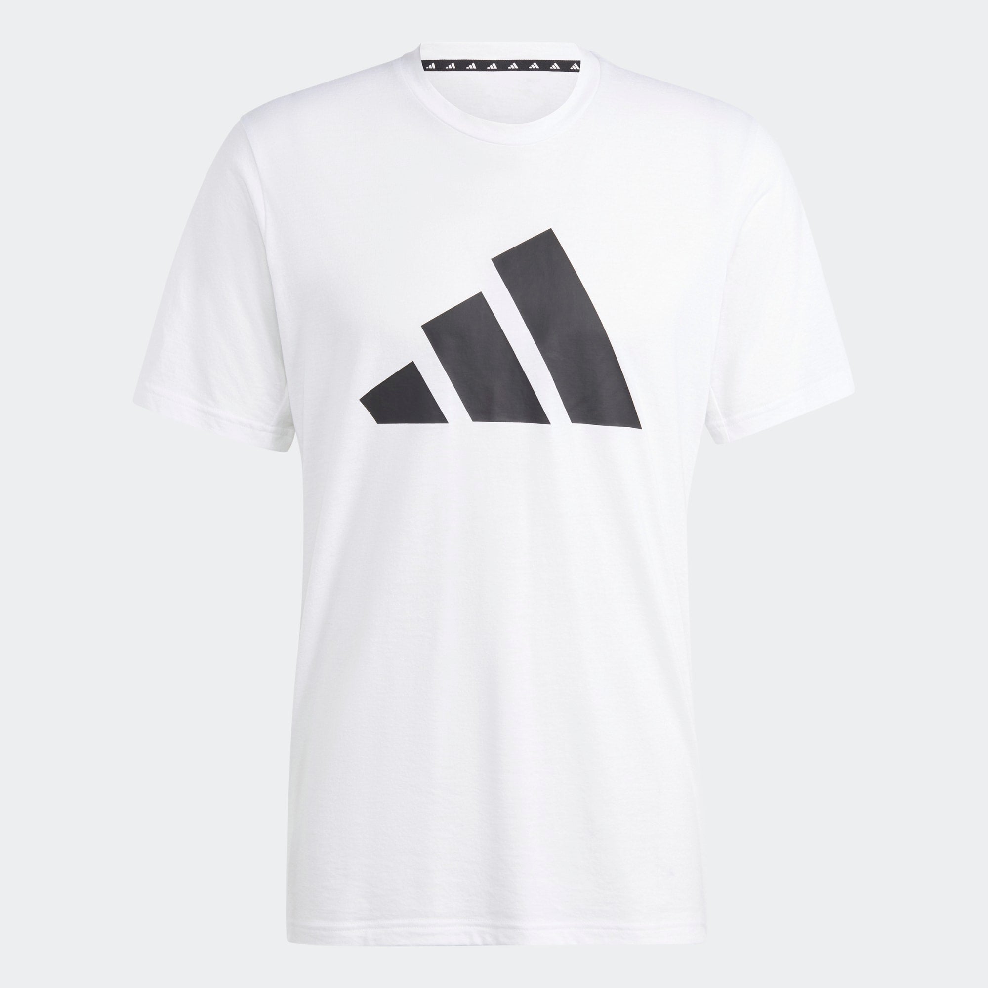 Camiseta Adidas Treino Logo Im4373 — Branco/Preto