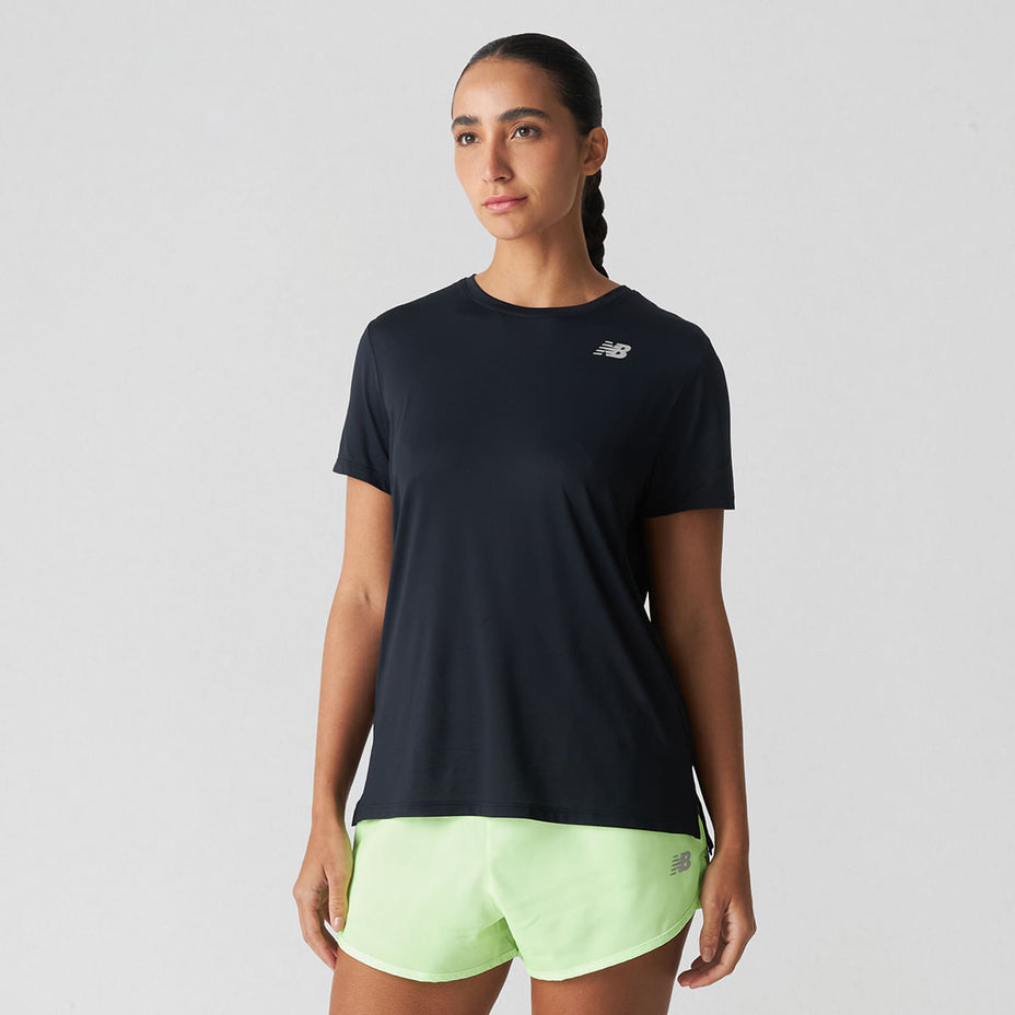 New Balance Camiseta Fem. Sportess Entials — Preto - BK