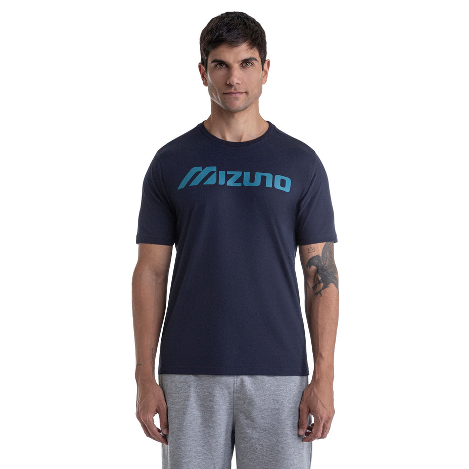 Mizuno Camiseta Big Logo — Azul - AZNPTL