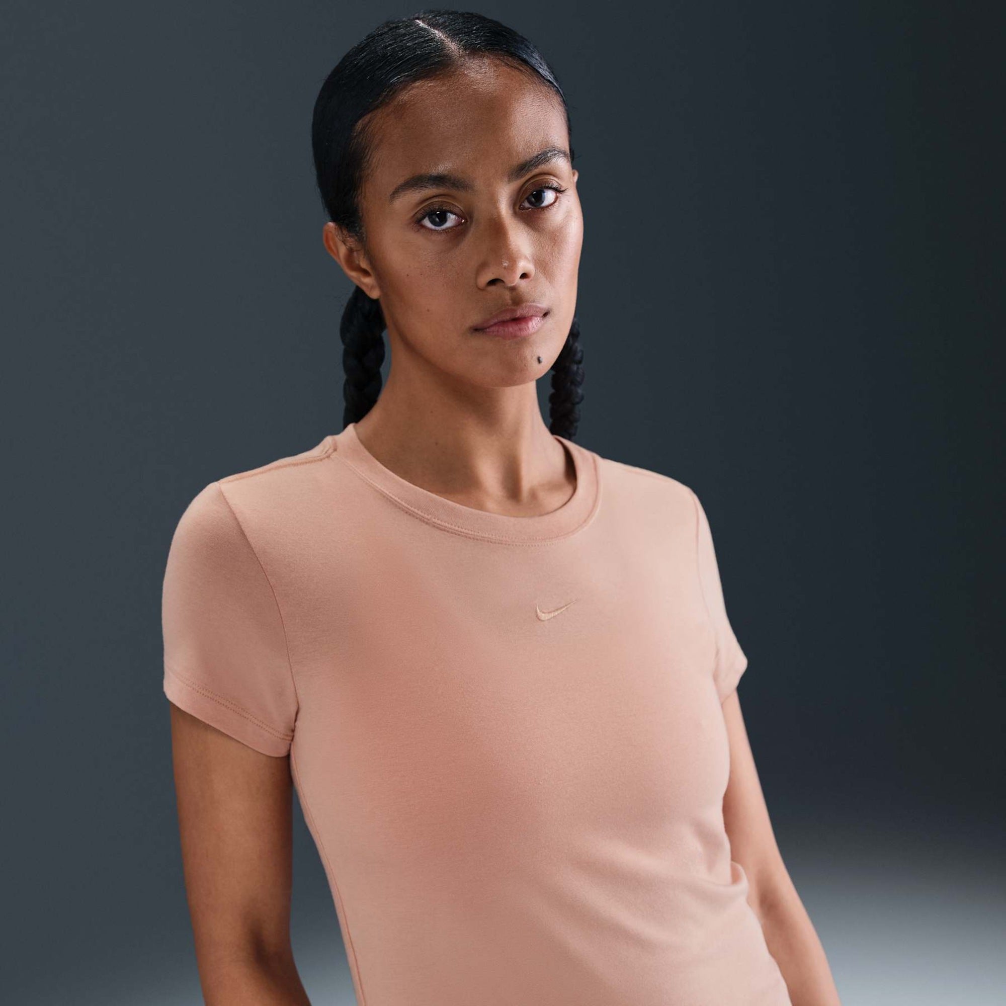 Camiseta Nike Sportswear Chill Knit Fv5508 — Rosa Cha