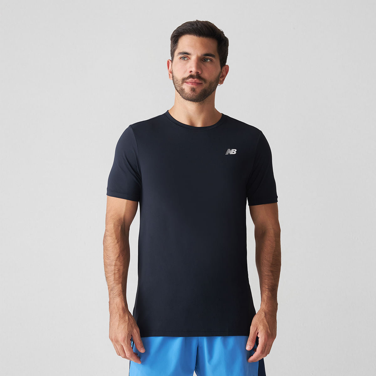 New Balance Camiseta Masc. Sport Essentials — Preto - BK