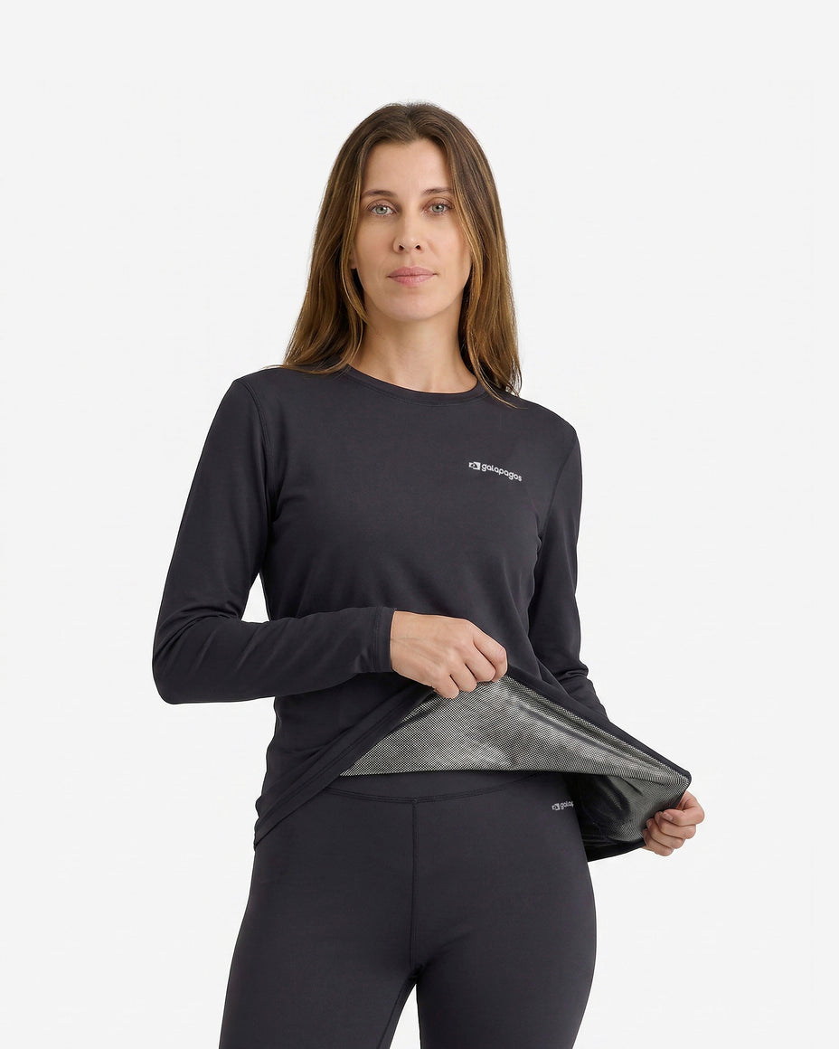 Galapagos Blusa Segunda Pele Lithium Heat Fem. — Preto - 173