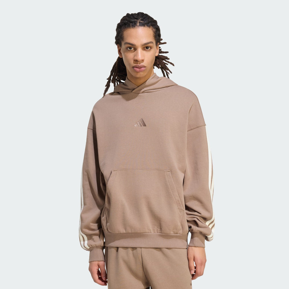 Adidas Casaco M Ak 3s Oh Hd — Marrom/Branco - .