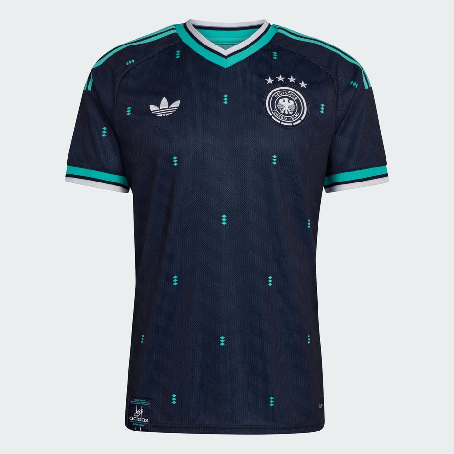 Adidas Camisa Alemanha Ii — Azul - .
