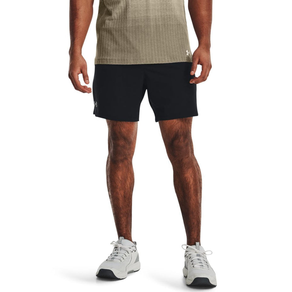 Under Armour Bermuda Vanish Woven — Preto/Cinza - BKPGRY