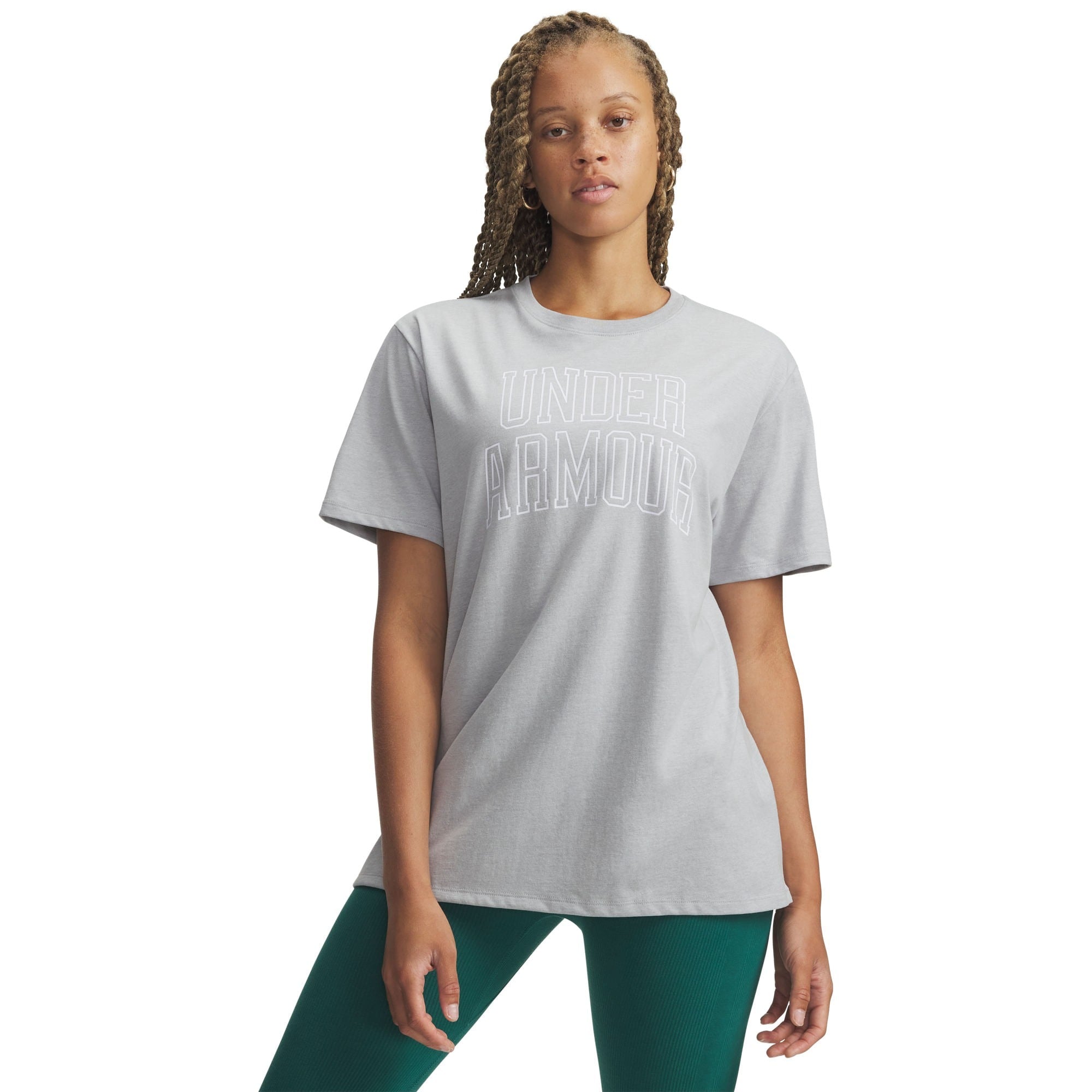 Under Armour Camiseta Mc Rival Os Camp — Cinza Claro - MGLHWH
