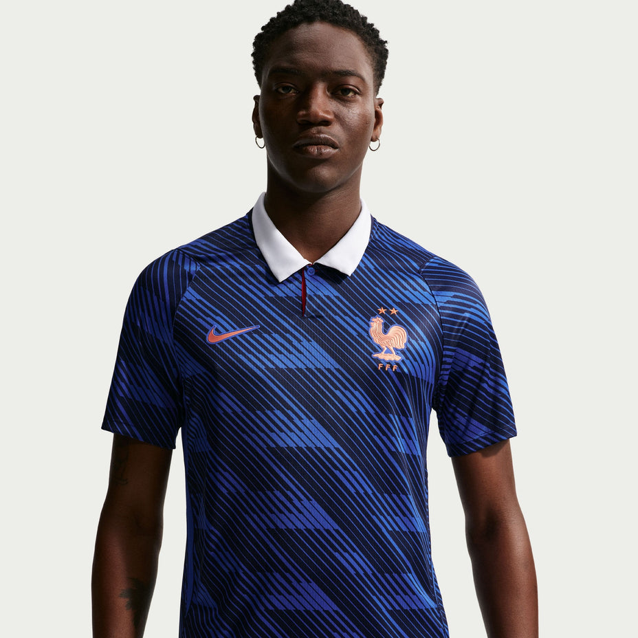 Nike Camisa França Fff M Df Jsy Ss Stad Hm — Azul - 480