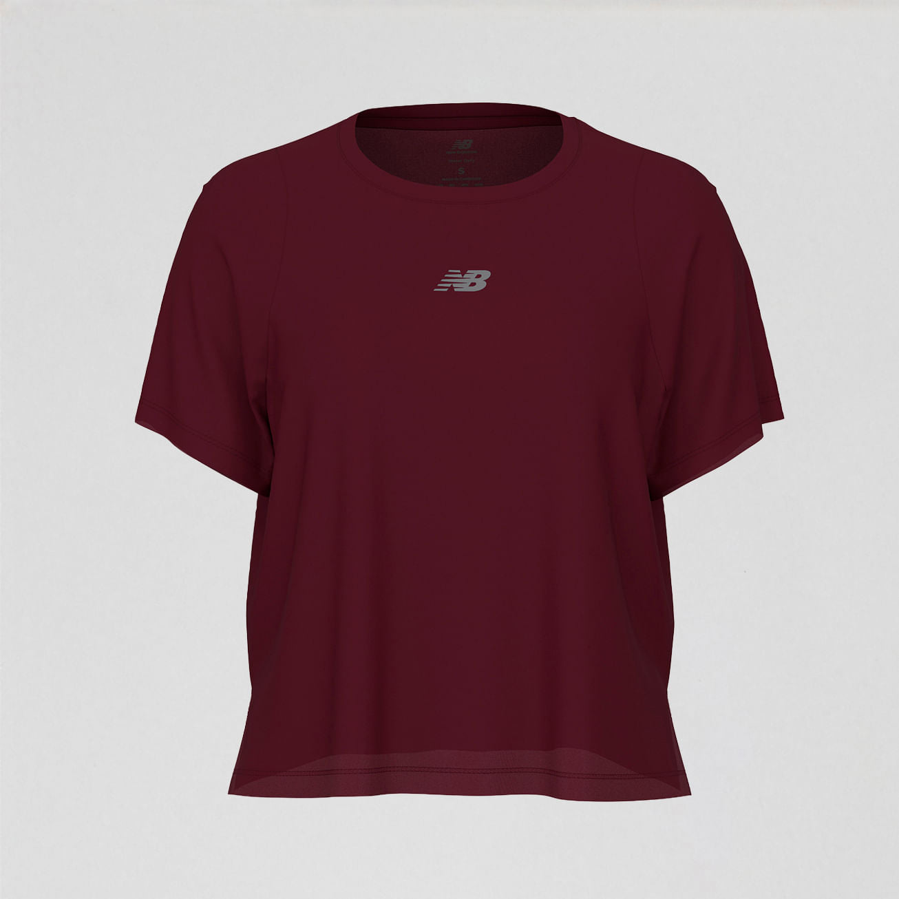 New Balance Camiseta Fem. Infinity — Bordô - PDR