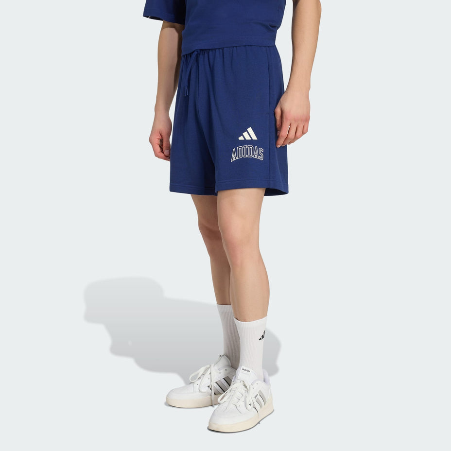 Adidas Bermuda M Coll Ft Sh — Azul - .