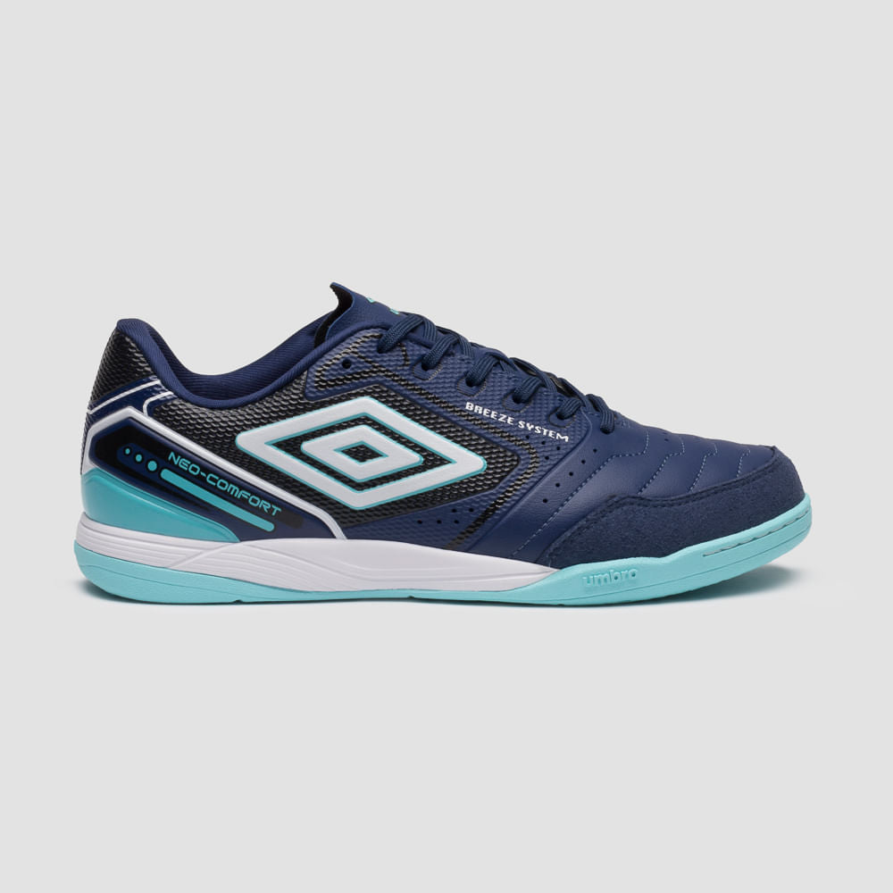Umbro Chuteira Futsal Neo-Comfort — Mescla Magenta/Azul/Branco - 732