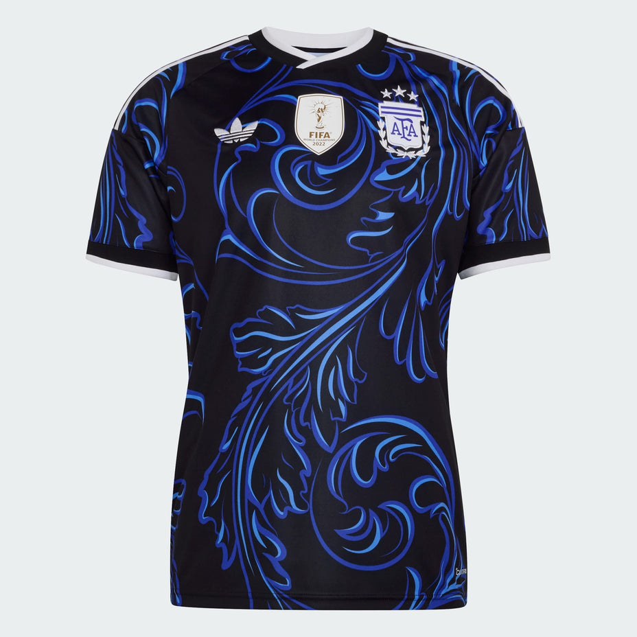 Adidas Camisa Argentina Ii — Preto - .