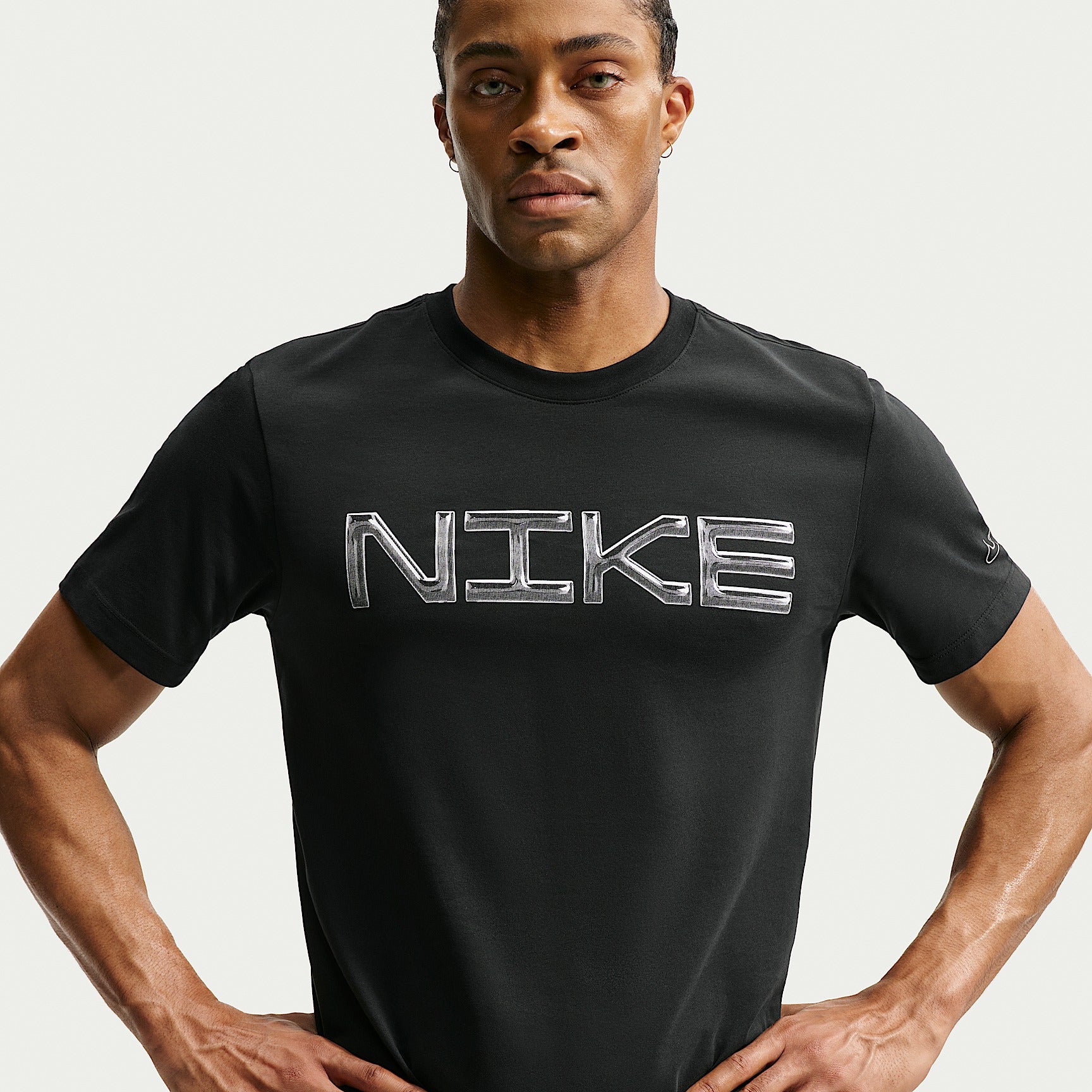 Nike Camiseta Df Tee Std Hbr  Men'S — Preto - 010