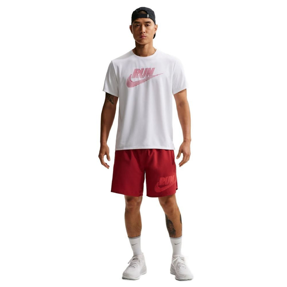 Nike Short Df Chllgr Rn Enrgy 7'' — Vermelho - 641