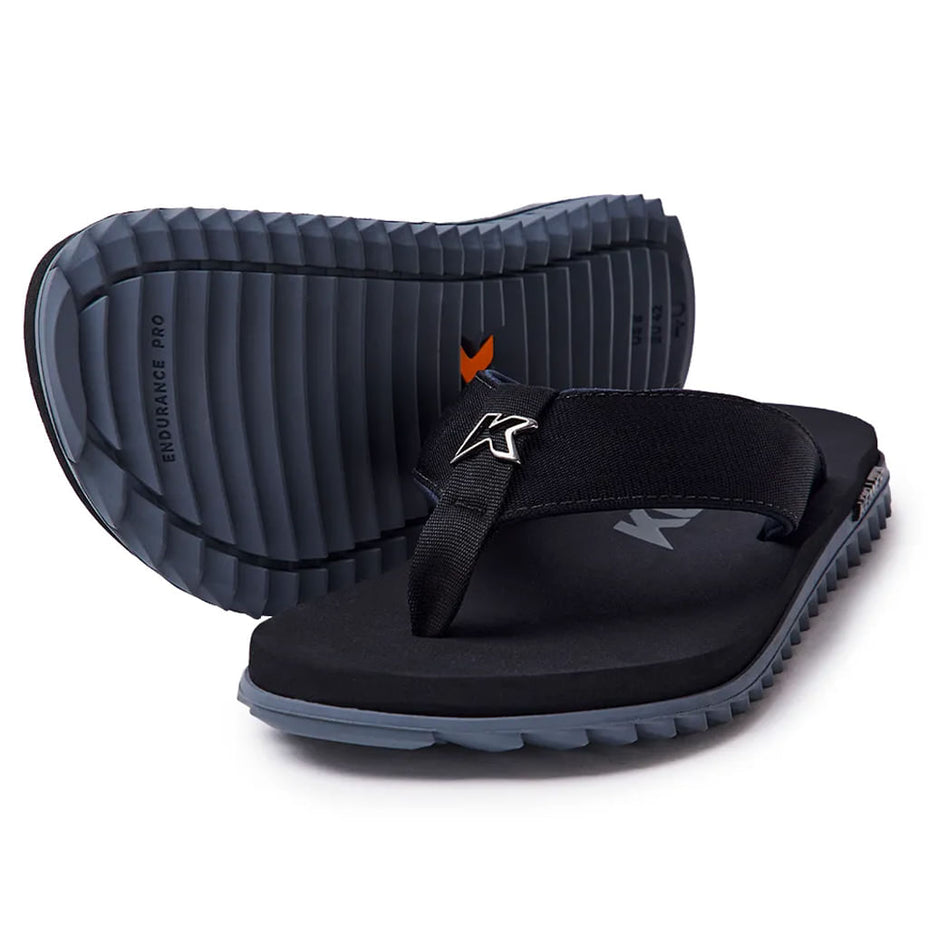 Kenner Chinelo Kivah — Cinza/Preto - 2