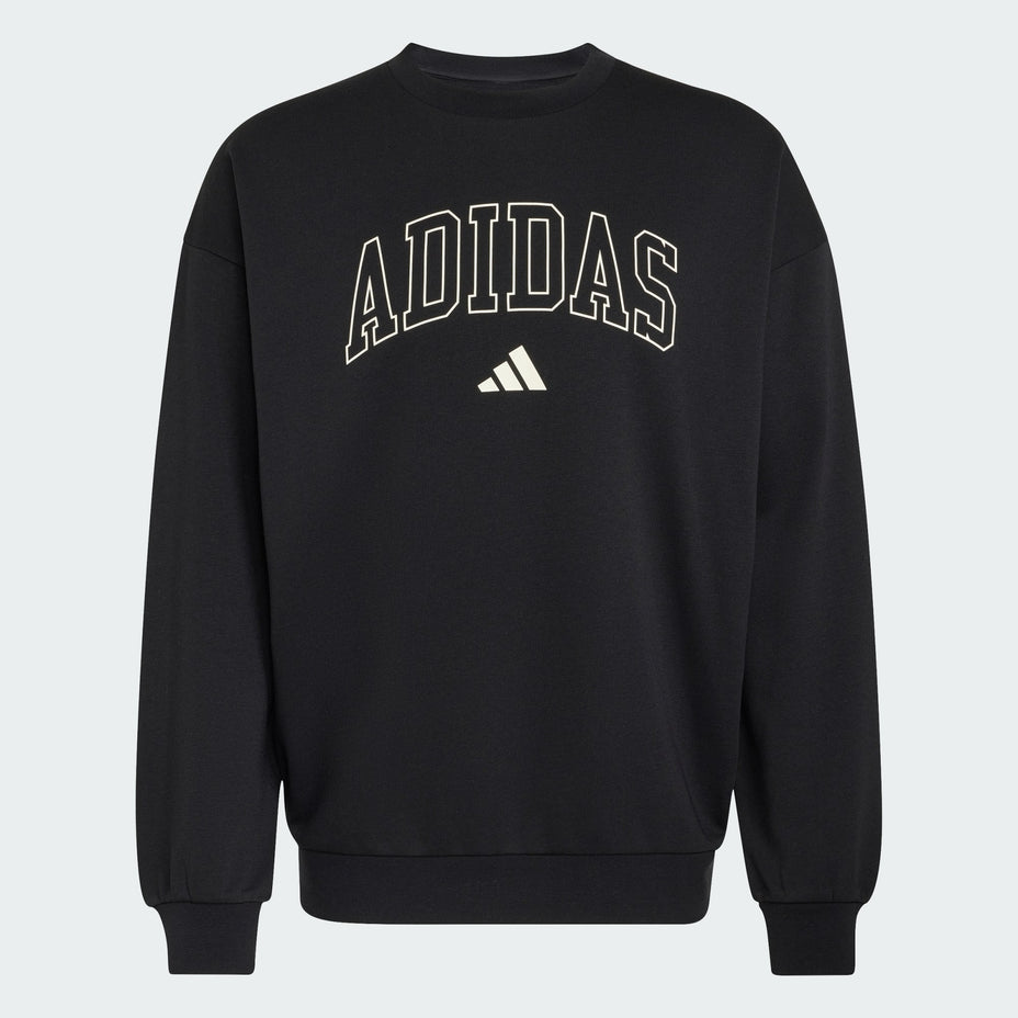 Adidas Moletom M Coll Ft Crw — Preto - .