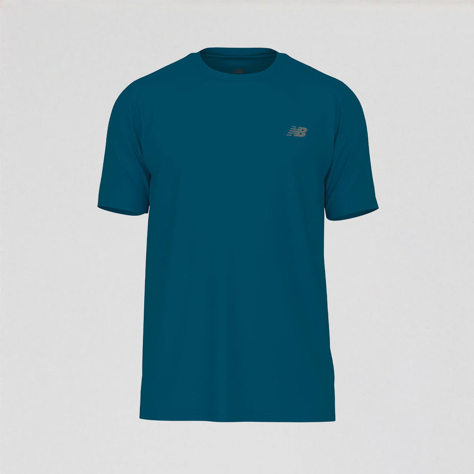 New Balance Camiseta Masc. Sport Essentials — Azul/Petróleo - STS