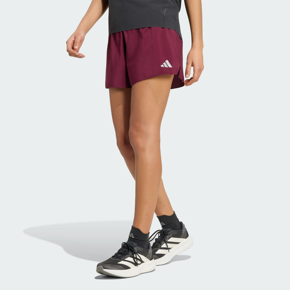 Adidas Run Ess  Shor W — Vermelho - .