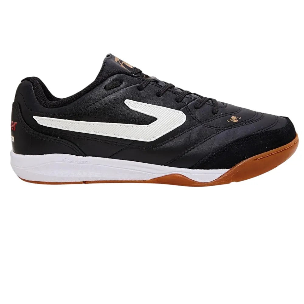 Topper Chuteira Maestro Pro Vi Futsal — Preto/Branco/Dourado - .