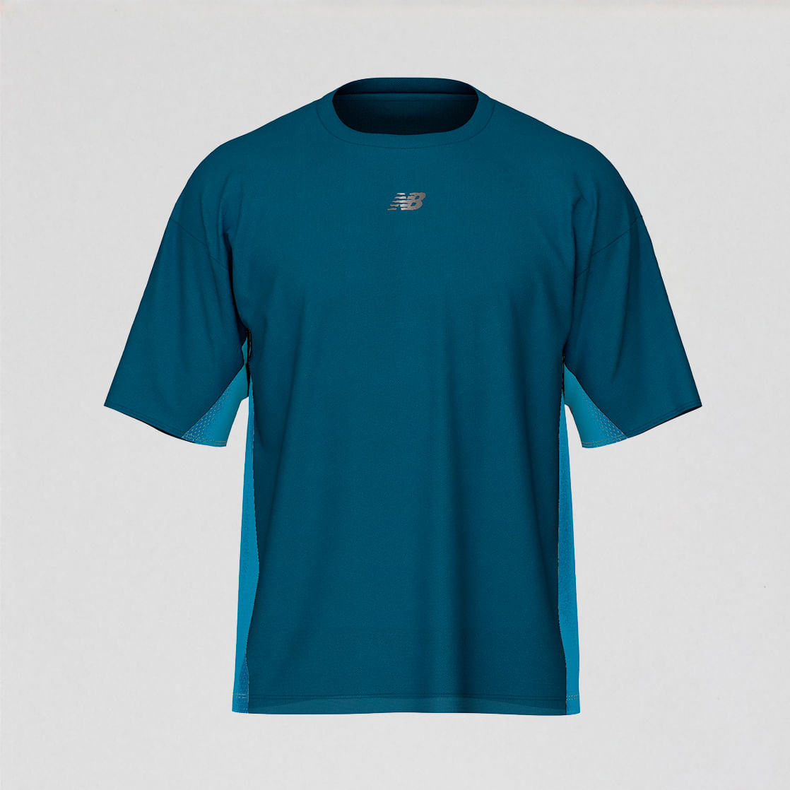 New Balance Camiseta Masc. Fast Days — Azul Petroleo - STS