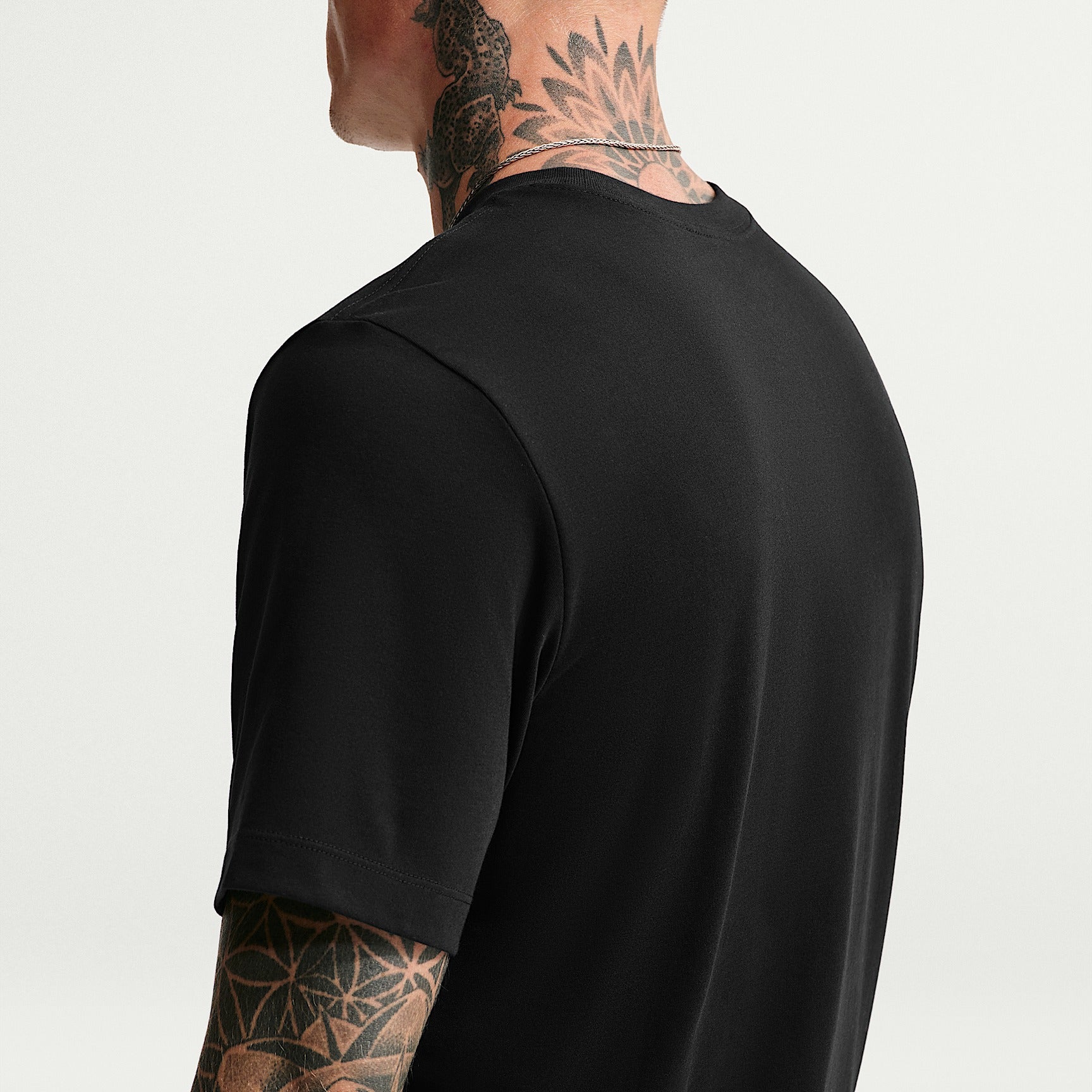 Nike Camiseta Dri Fit — Preto/Azul - 011