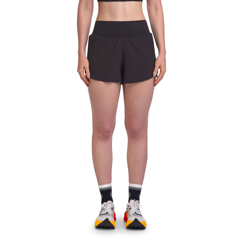 Olympikus Short Corre Foco 3 F — Preto/Prata - PT/PRT