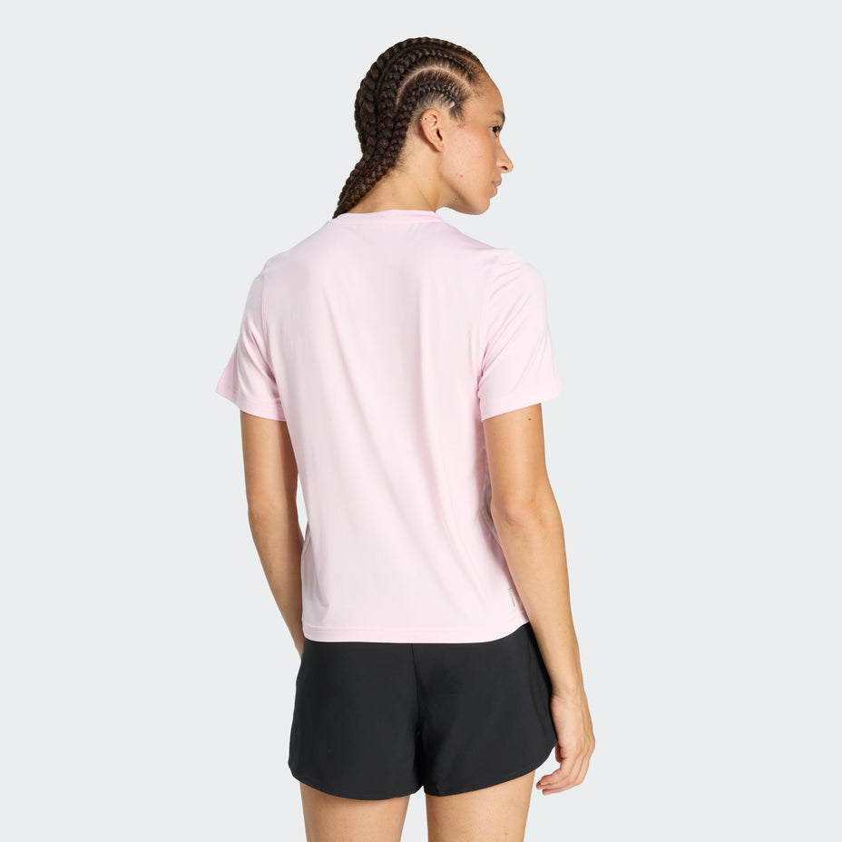 Adidas Camiseta We 3s Crew Tee — Rosa - .