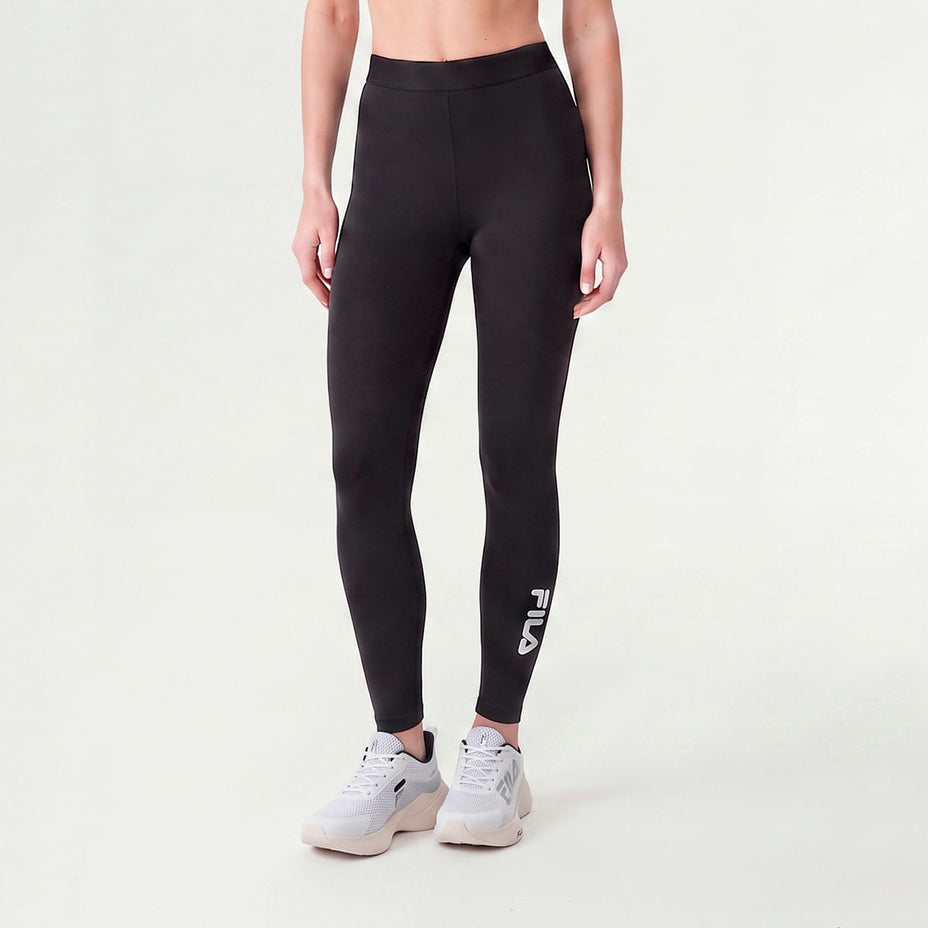 Fila Legging Feminina Fila Train Elastic Vi — Preto/Branco - 312