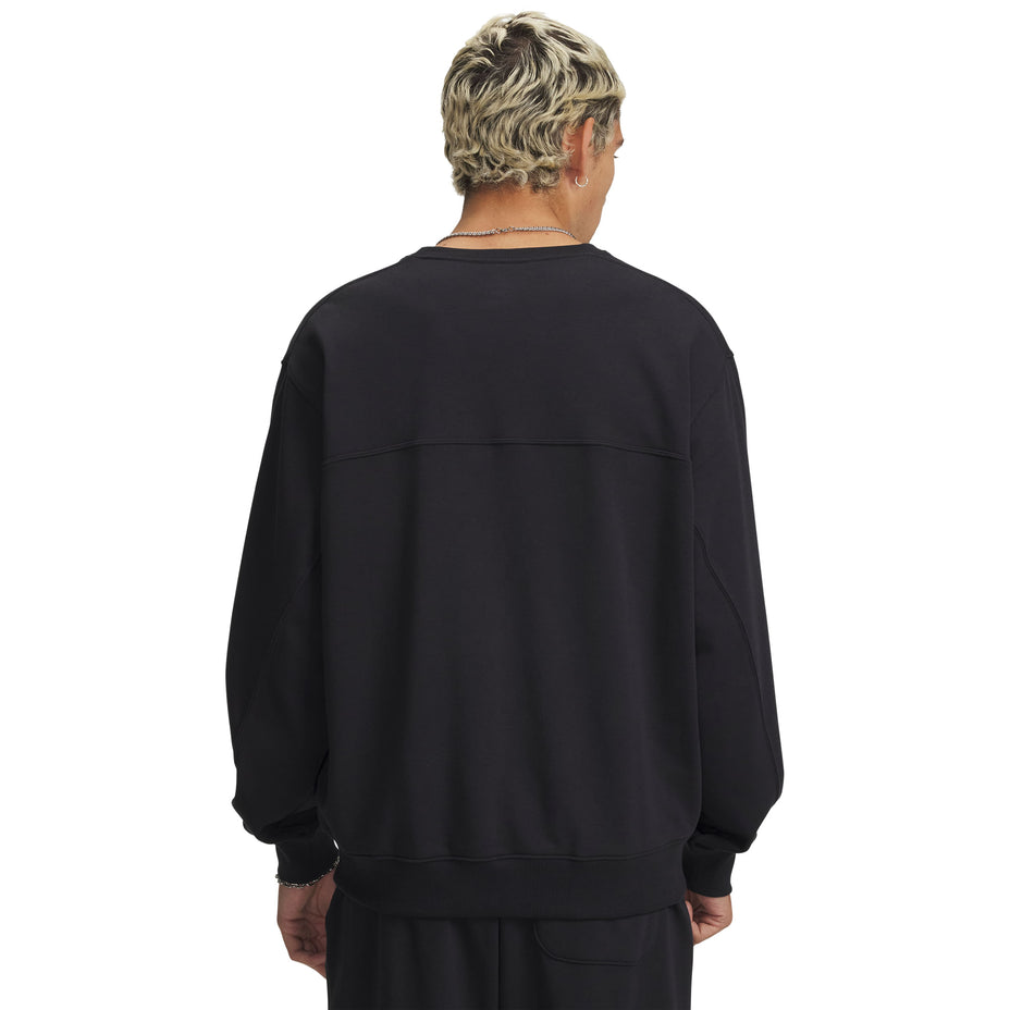 Under Armour Moletom Rival Lw Crew — Preto/Preto - BLKBLK