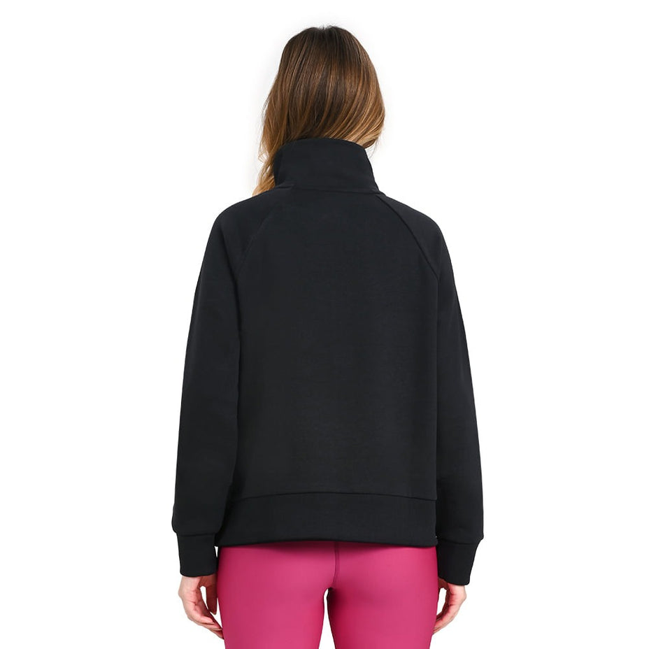 Under Armour Fleece Rival Hoodie — Preto/Branco - BLKWHT