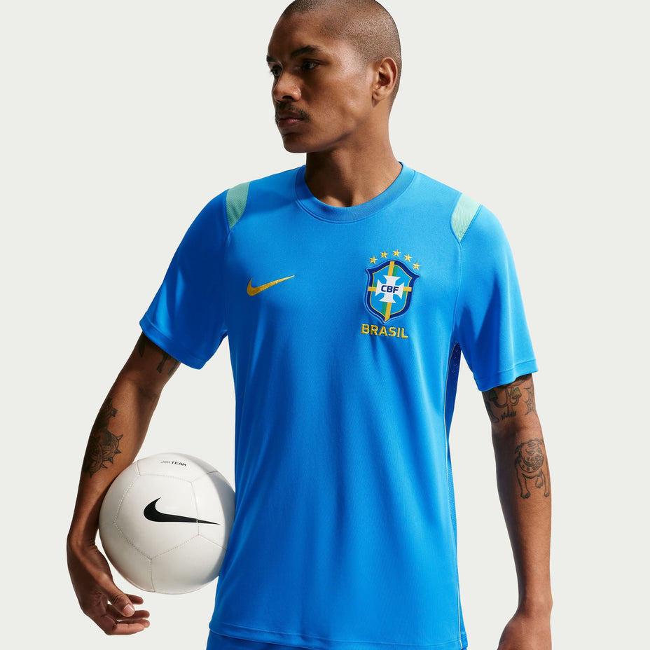 Nike Camisa Cbf M Df Acdpr Ss Top K — Azul - 435