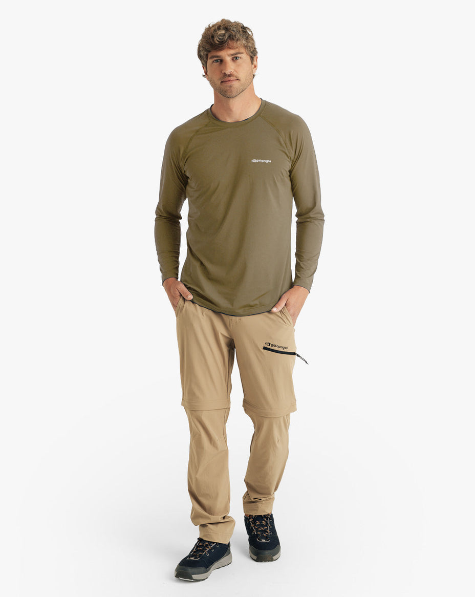 Galapagos Blusa Segunda Pele Uv Vella Masc. — Verde - 194