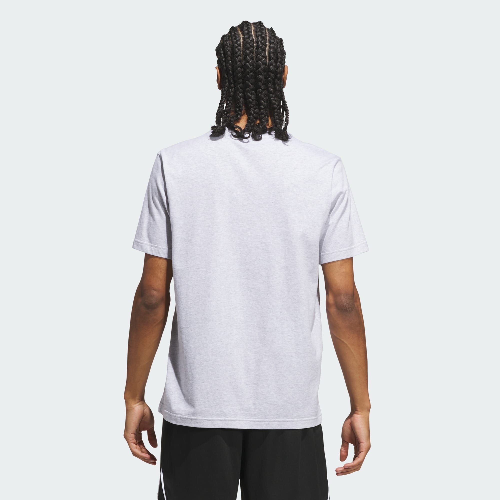 Adidas Camiseta Collegiate T — Cinza - .