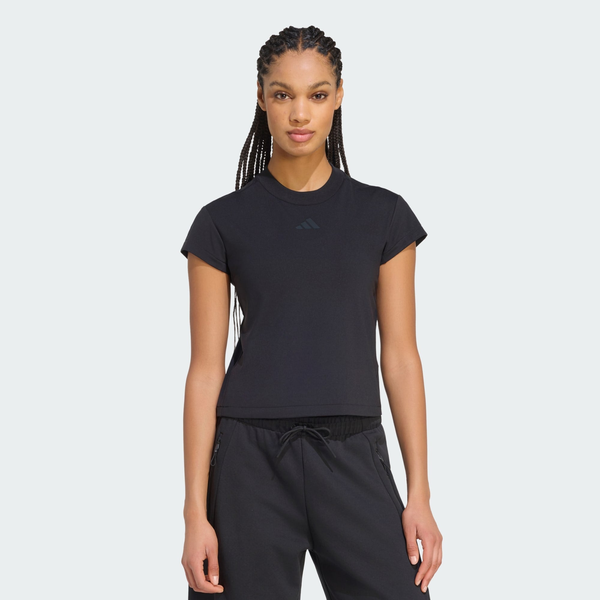 Adidas Camiseta W Z.N.E. Bb Tee — Preto - .