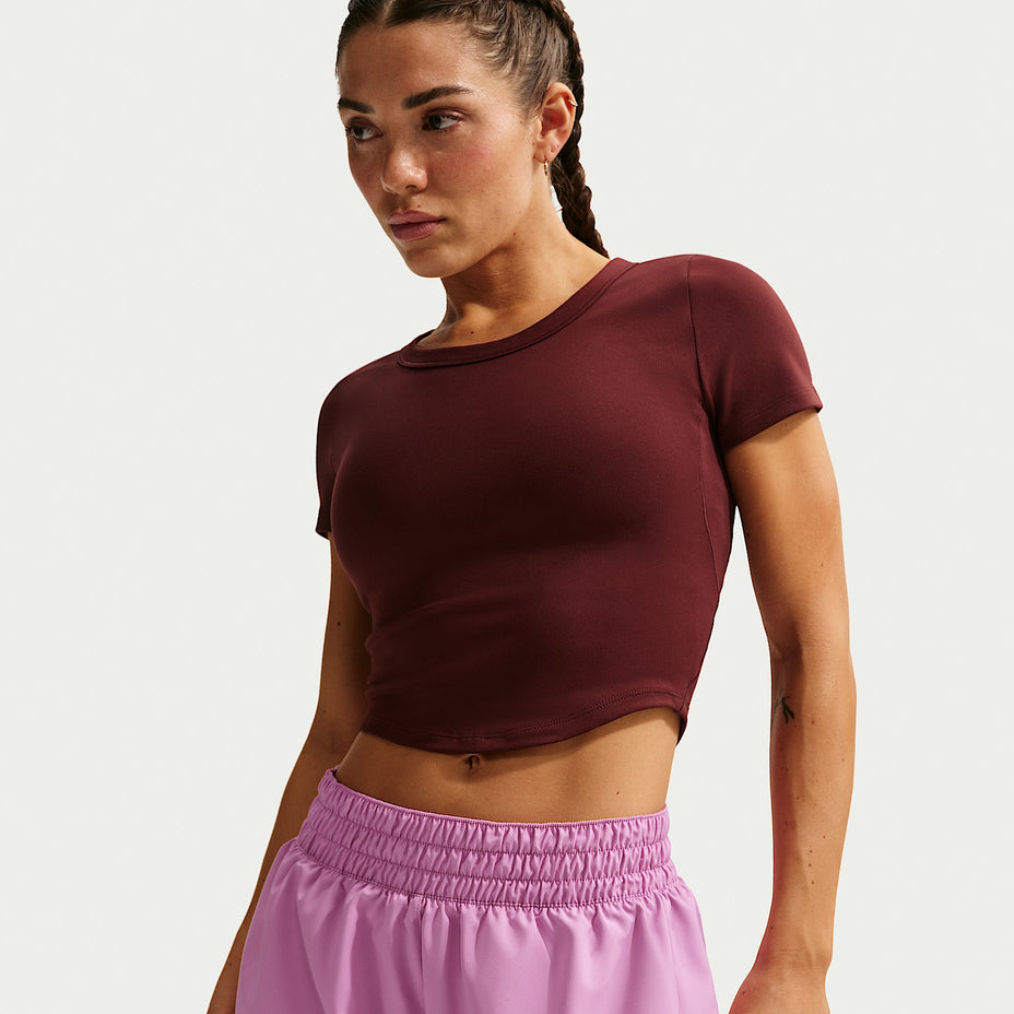 Nike Short W One Df Mr 3in Br — Lílas - 503