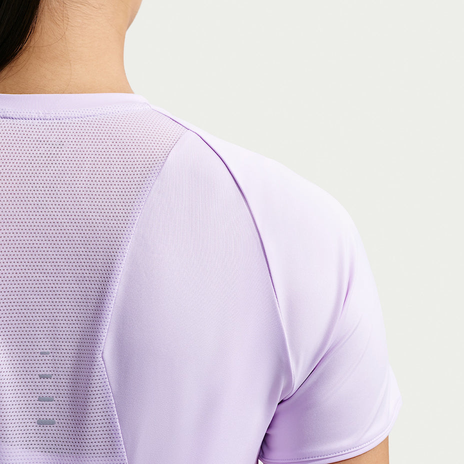 Nike Camiseta Manga Curta Swift Df — Lílas - 511
