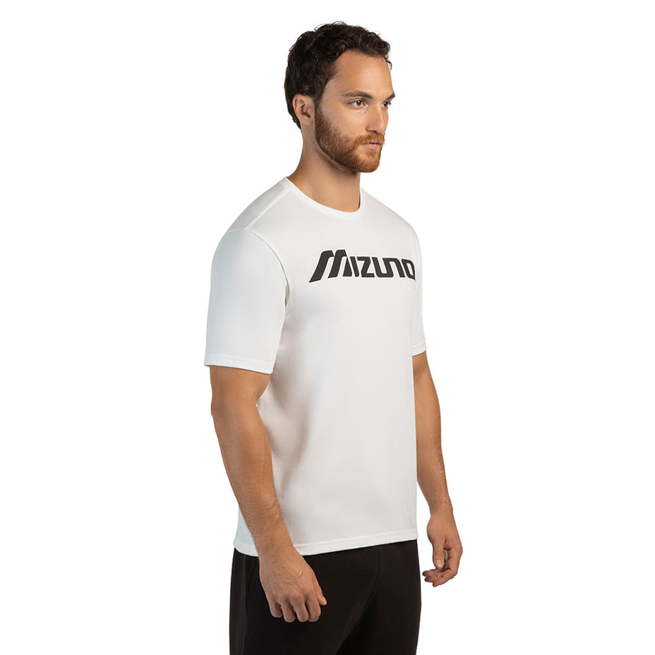 Mizuno Camiseta Big Logo — Branco/Preto - BCOPTO