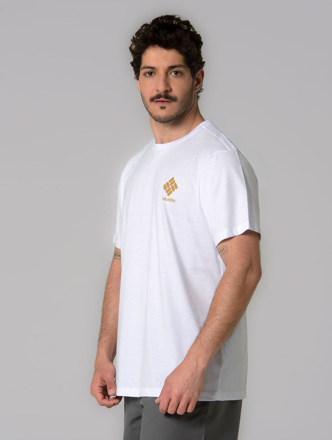 Columbia Camiseta Csc Stacked Logo — Branco - 100