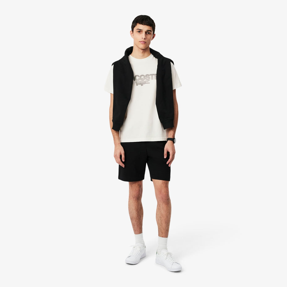 Lacoste Camiseta Classics Fit Grafica — Off White - 70V