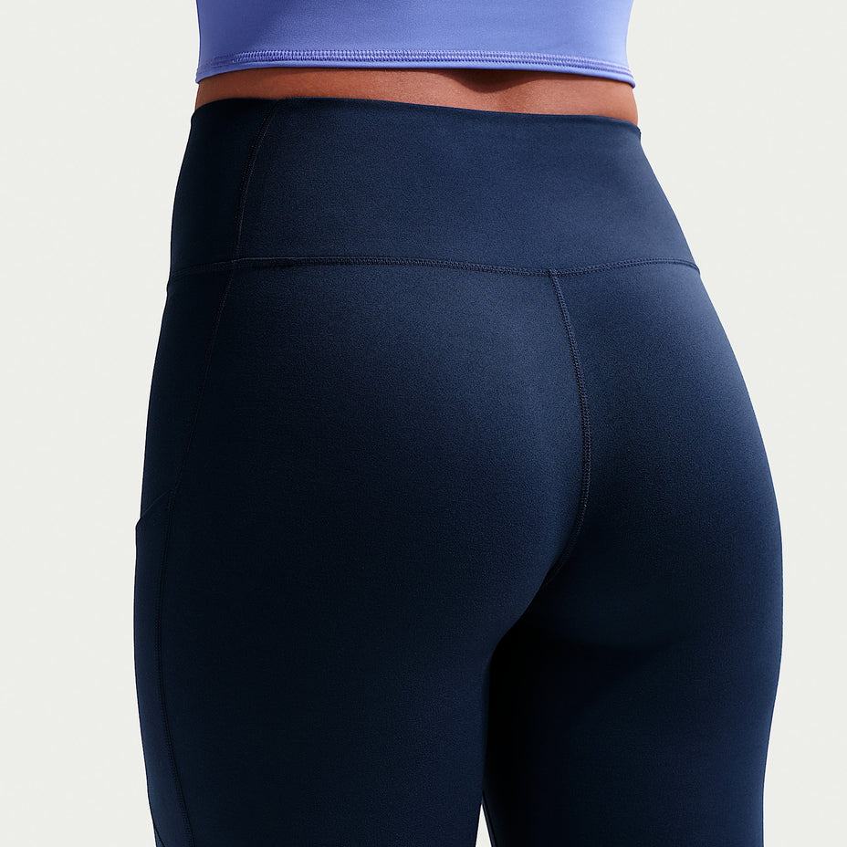 Nike Calca W Nk Df One Hr 7 8 Pkt Tght — Azul Escuro - 413