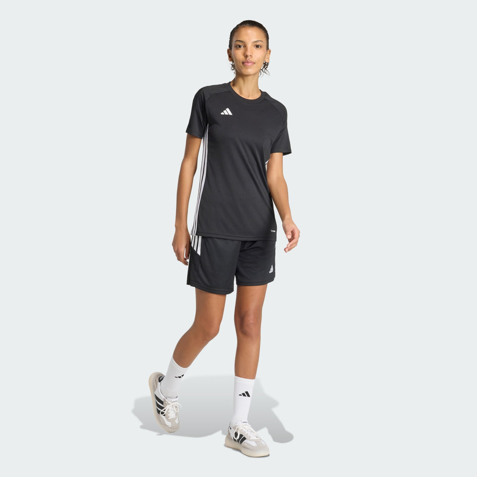 Adidas Short Tiro Es W — Preto - .