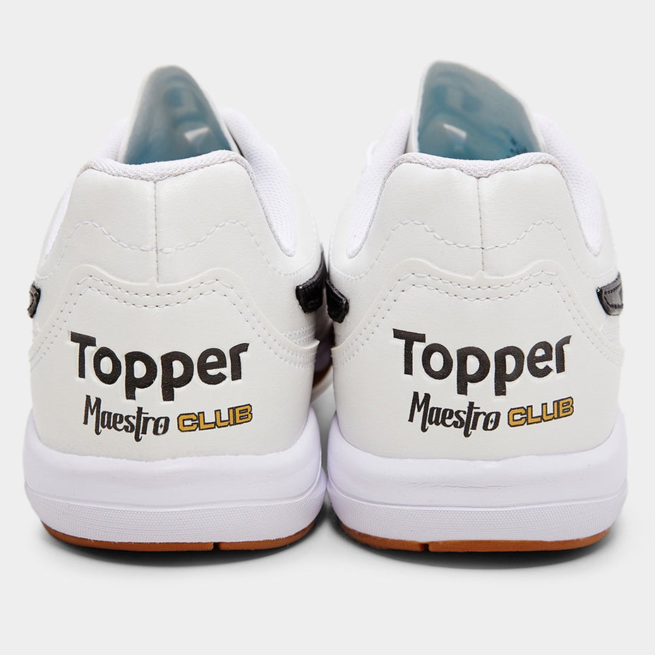 Topper Chuteira Maestro Club Vi Futsal — Branco/Preto - .