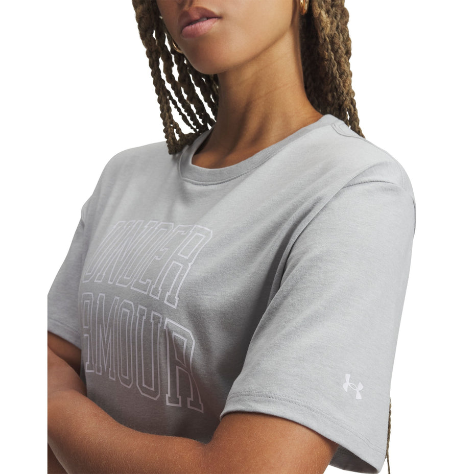 Under Armour Camiseta Mc Rival Os Camp — Cinza Claro - MGLHWH