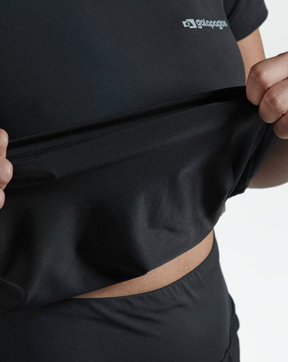 Galapagos Camiseta Alamo Fem. Uv 50+ — Preto - 173