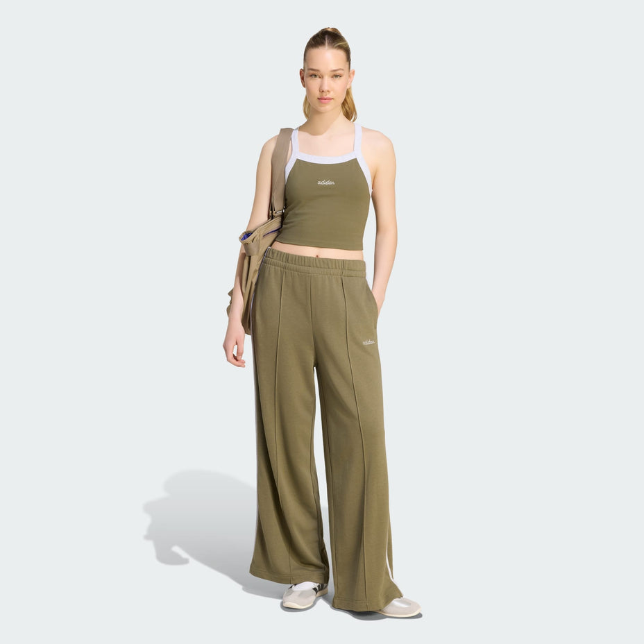 Adidas Calça W Cp Pt — Verde - .