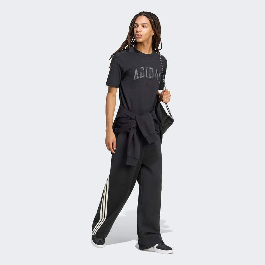 Adidas Camiseta M Camo Print Te — Preto - .